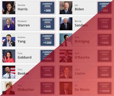 2020 presidential election odds|2020 Presidential Election Odds, Predictions & State.